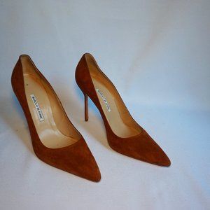 Manolo Blahnik Heels - Rust color